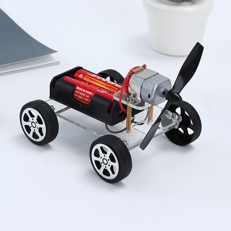 Wind Car Diy Electronic Kit Science Toys Children'S Educational Toys Experiment Creative Invention Toys - MRSLM