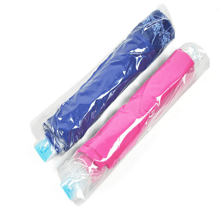 6Pcs Clothes Vacuum Compression Storage Bag Space Saver Travel Luggage Hand Rolling Clothing Plastic Vacuum Packing Sacks - MRSLM