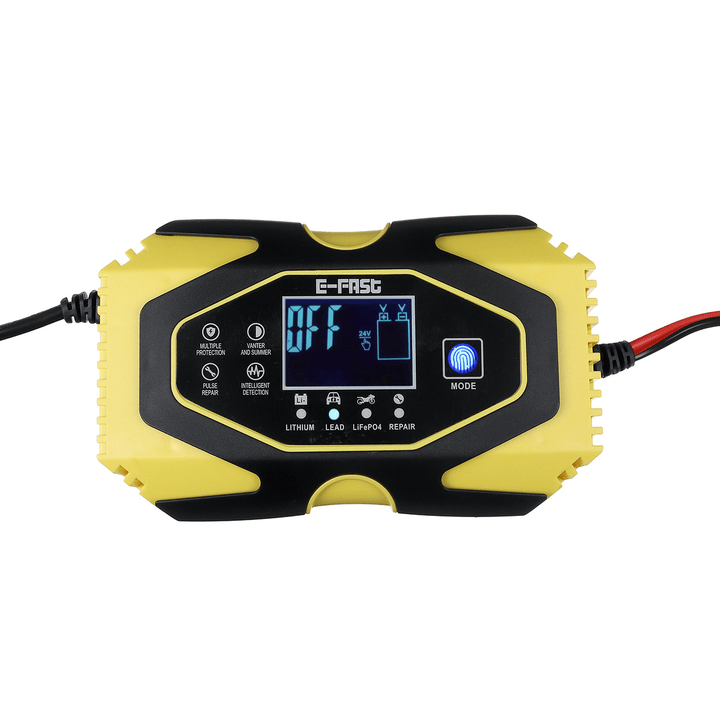110-220V Car Battery Charger Maintainer Auto for 12.6V Lithium Lead-Acid Lifepo4Battery - MRSLM