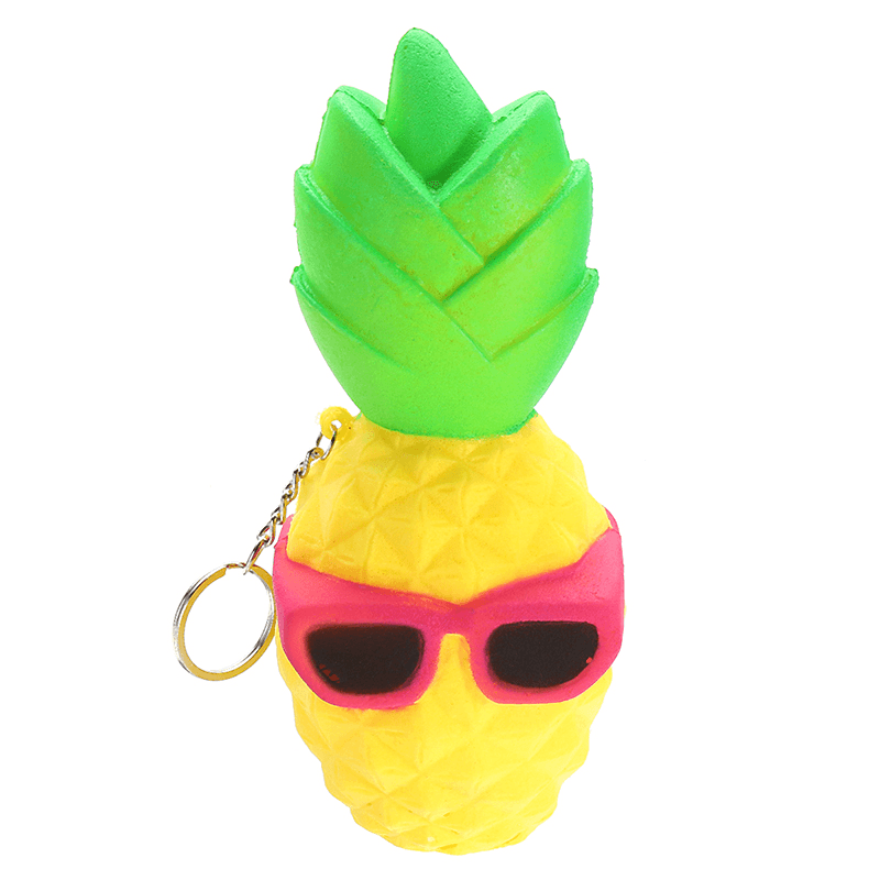 Squishy Cool Pineapple 16Cm Slow Rising Soft Squeeze Collection Gift Decor Toy - MRSLM