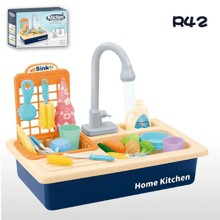 Children'S Simulation Dishwasher, Wash Bowl, Play Water Toy - MRSLM