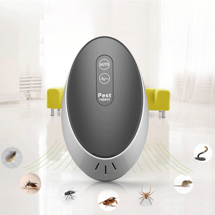 HJS-811 Ultrasonic Electronic Pest Repeller Pest Control Mosquito Dispeller Low Noise - MRSLM