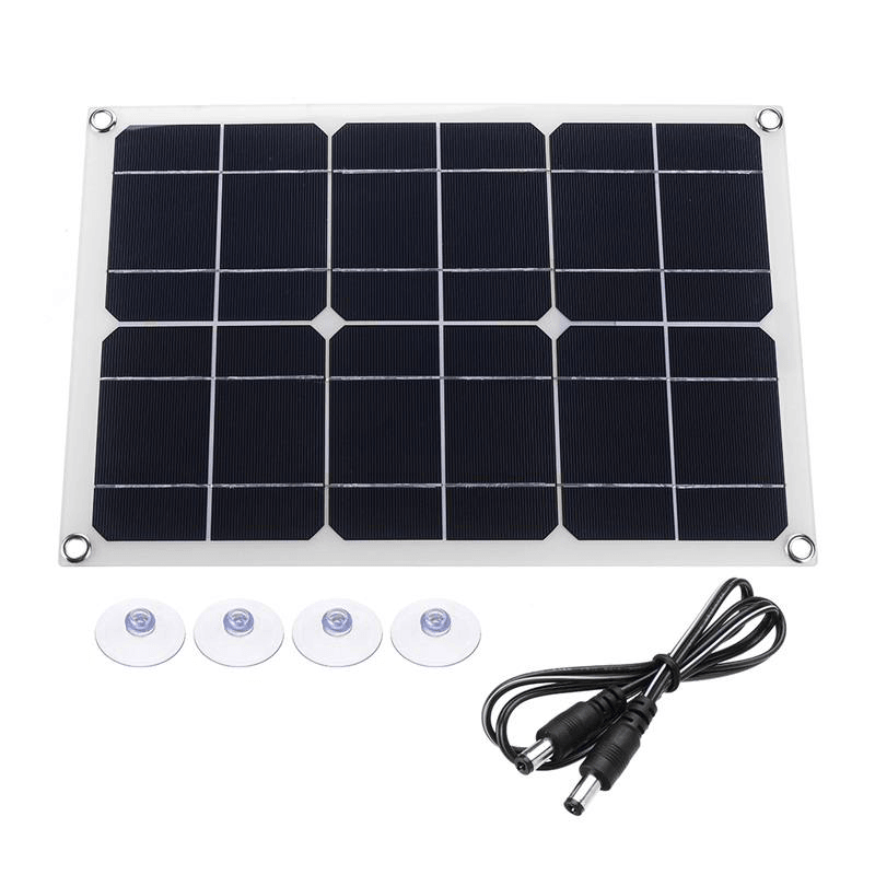 20W Dual USB 18V Solar Panel Charger Cell Phone Battery Charger for Cycling Climbing Hiking Camping Traveling - MRSLM