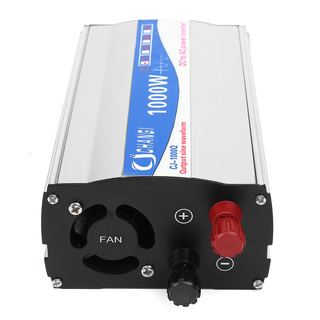 1000W DC 12V to AC 220V Pure Sine Wave Power Inverter Power Converter Transmitter - MRSLM