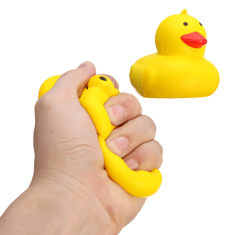 Squishy Yellow Duck 10Cm Soft Slow Rising Cute Animals Collection Gift Decor Toy - MRSLM