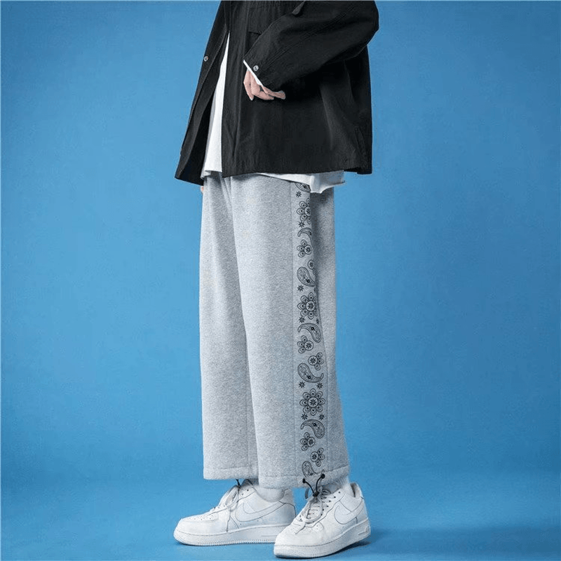 Loose Tie Foot Casual Trousers Men'S Fashion - MRSLM