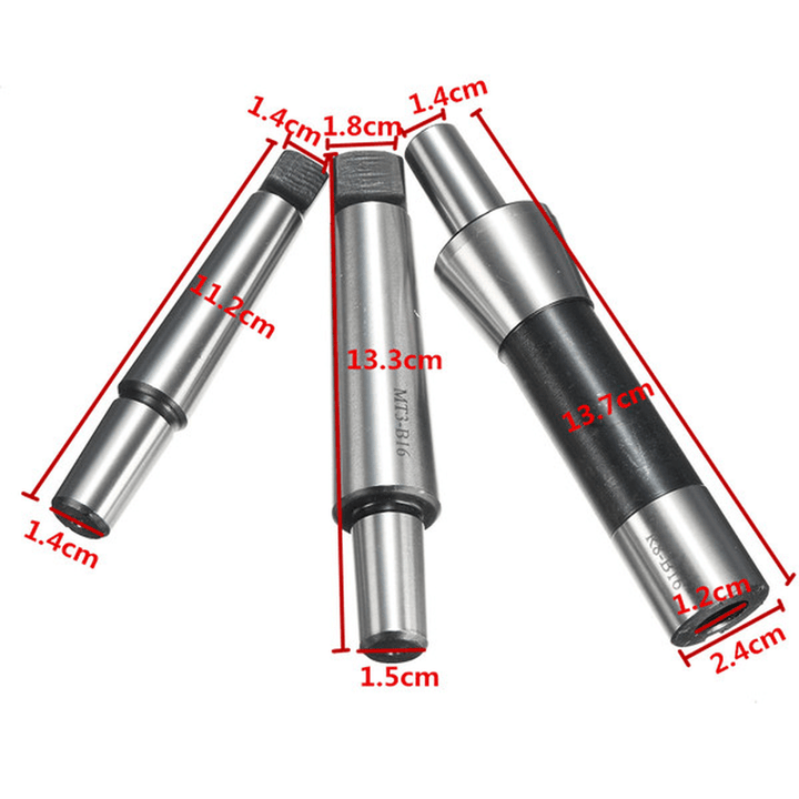 R8-B16 MT2-B16 MT3-B16 Drill Chuck Arbor for Keyless 1-13MM Lathe Self Tighten Tool - MRSLM