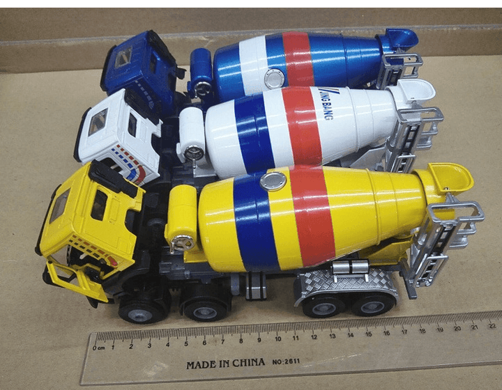 Cement Concrete Mixer Toy Inertia Alloy Car Model - MRSLM