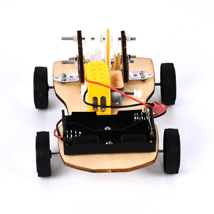 DIY Vehicle Model Model of Vehicle with Speed Change of Belt Wheel Intelligence Building Blocks Toys - MRSLM