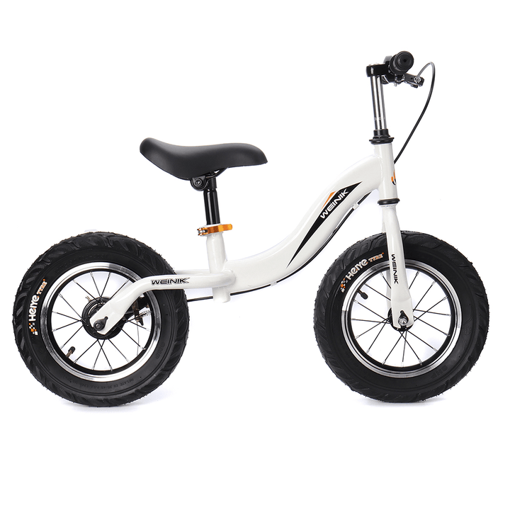 Carbon Steel No Pedal Kids Bike with Hand Brake for Beginner Rider Training Toddler Balance Bike Adjustable Seat Walker Scoot Bicycle - MRSLM