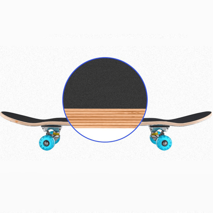 31'' Kids Skateboard 7 Maple Complete Long Board for Beginner Load 400Kg - MRSLM