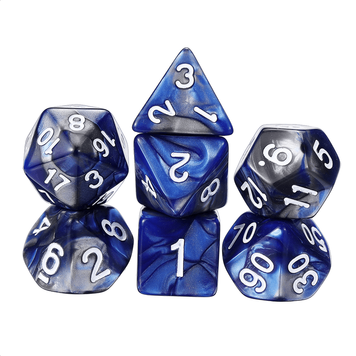 49PCS Polyhedral Dices Set for Dungeons & Dragons Dice Desktop RPG Game - MRSLM