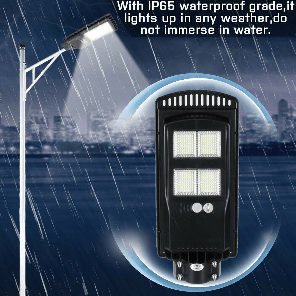 900W 576Leds 6V/18W Solar Street LED Light Waterproof with Remote Controller - MRSLM