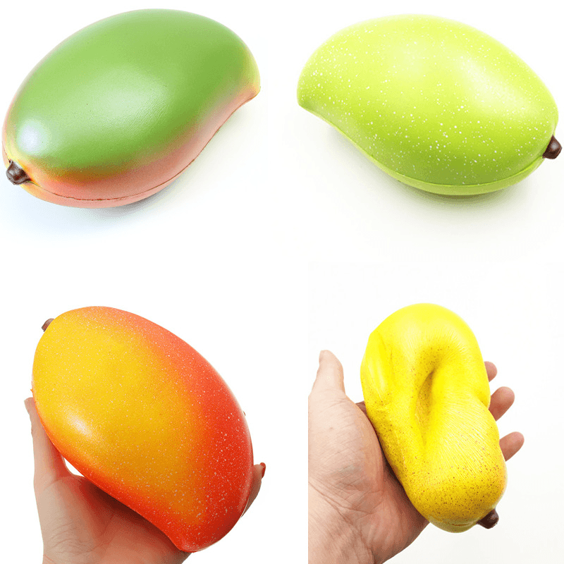 Squishy Jumbo Mango 16Cm Slow Rising Fruit Collection Gift Decor Toy - MRSLM