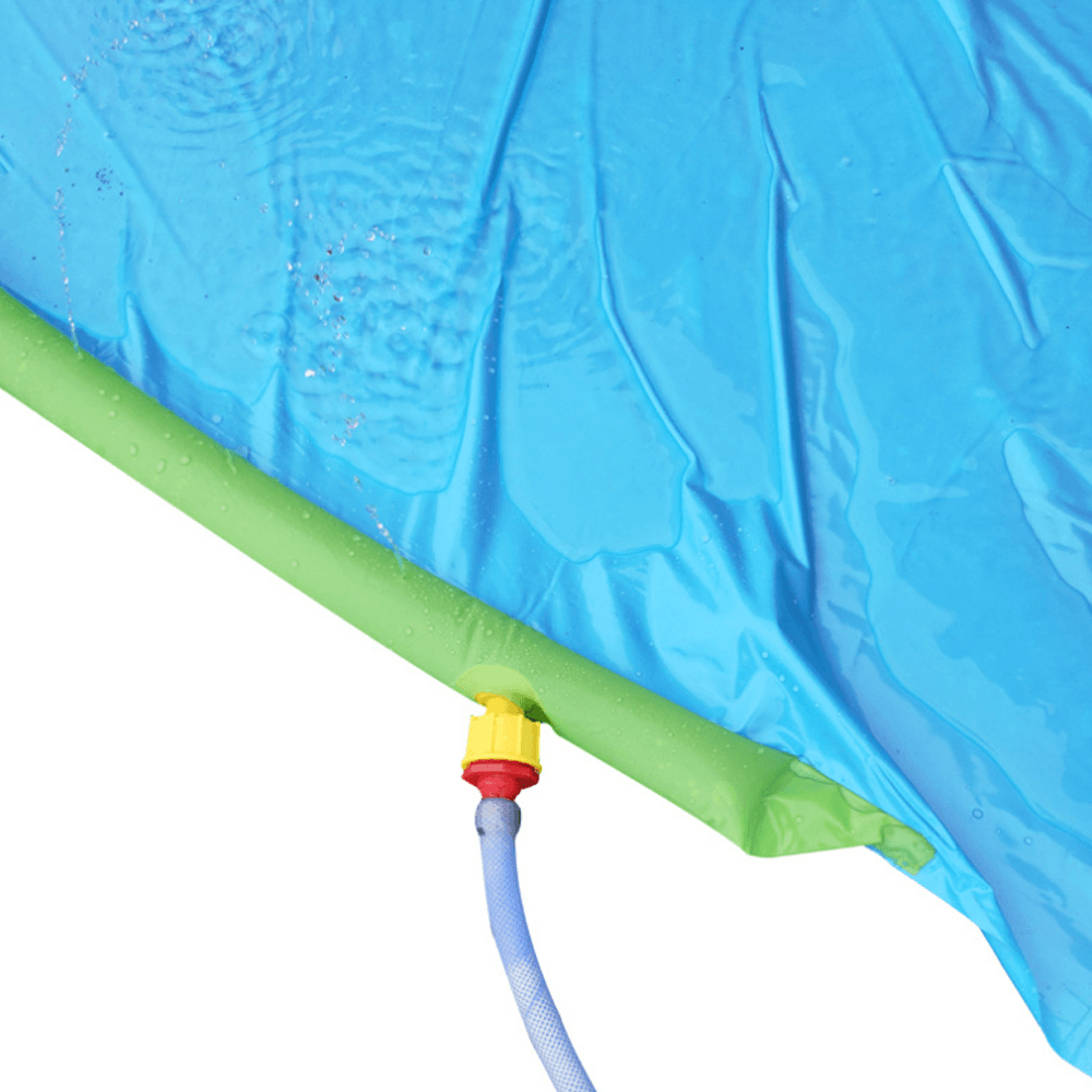 72X424Cm Lawn Water Slides Slip and Slide for Kids Lawn Garden Play Swimming Pool Games Outdoor Party Water Toys - MRSLM