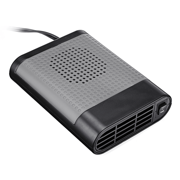 2 in 1 Portable Car Heater Cooler Fan 12V/24V Air Warmer Windscreen Demister Defroster - MRSLM