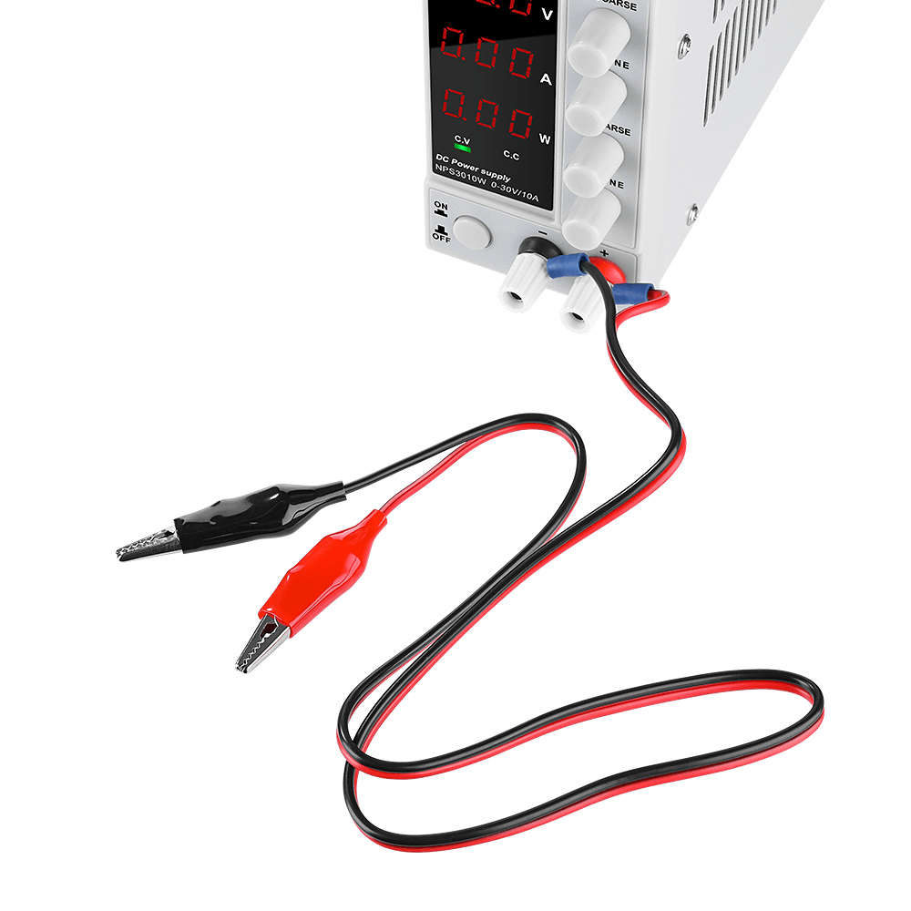 Topshak NPS3010W 110V/220V Digital Adjustable DC Power Supply 0-30V 0-10A 300W Adjustable Laboratory Switching Power Supply US/UK Plug - MRSLM