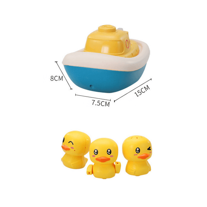 Summer Electric Water Jet Pirate Duck Baby Bath Toy - MRSLM