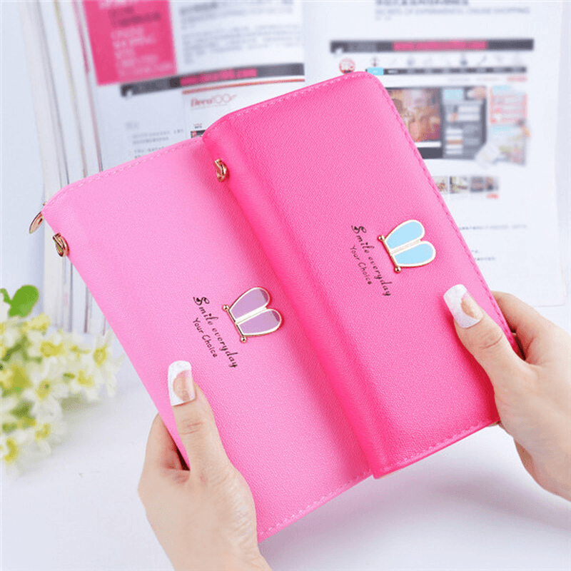 Rabbit Ear Zipper Long Wallet Girls Cute Animal Candy Color Purse Card Holder Coins Bags - MRSLM