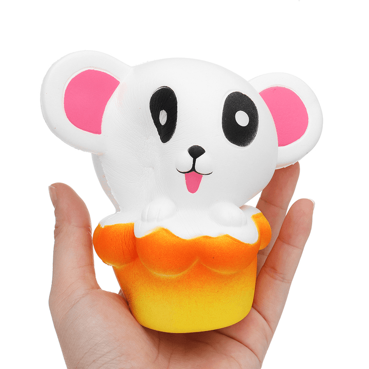 Bear Cake Squishy 11*12.5*8CM Slow Rising Cartoon Gift Collection Soft Toy - MRSLM