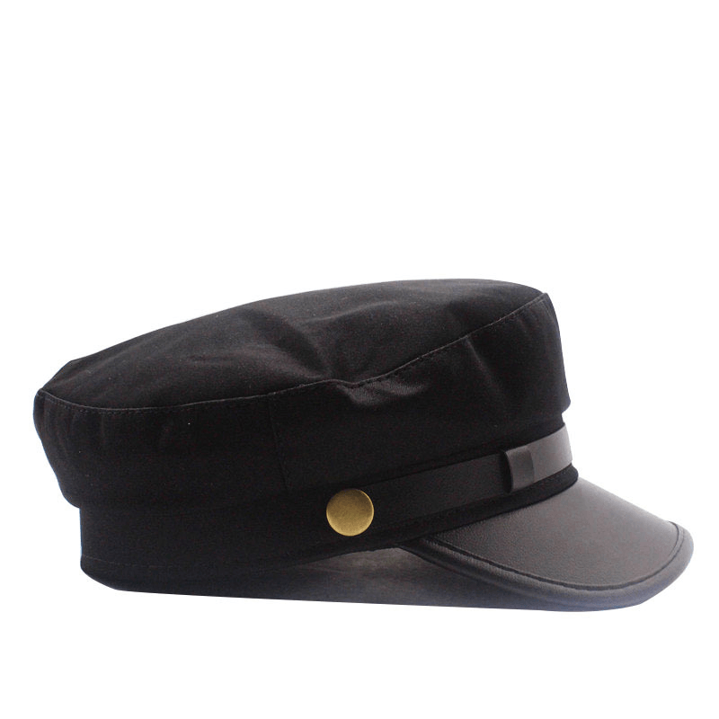 Hat Lady'S Vintage British Navy Hat with Metal Buckle - MRSLM