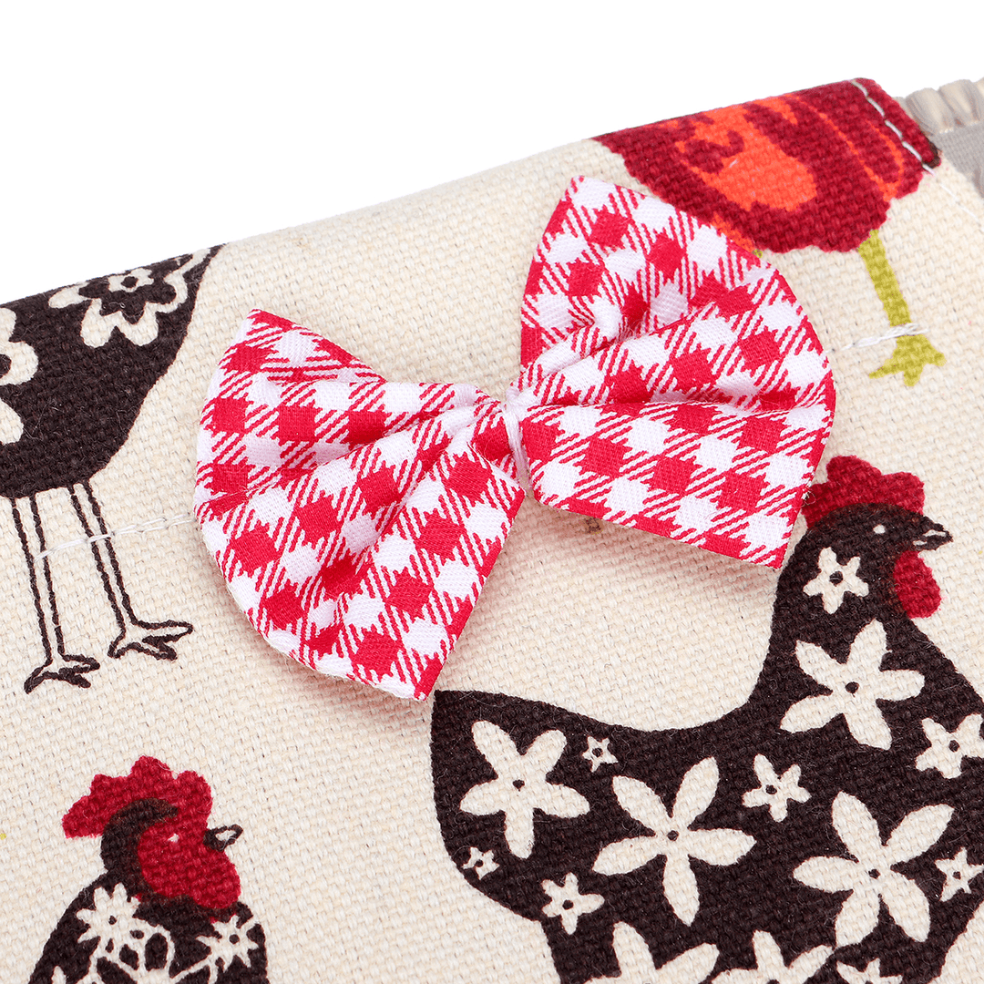 Chicken Hen Figure Saddle Apron Feather Wing Back Cotton Warm Jacket Protection Aprons - MRSLM