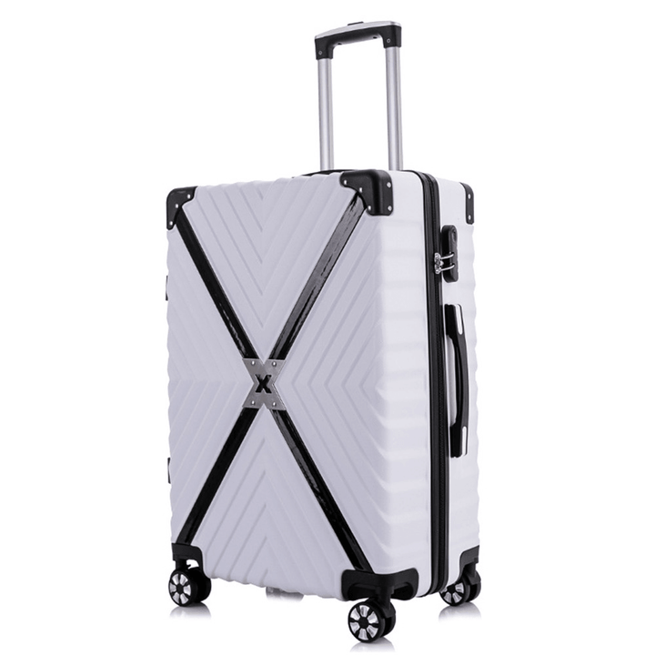 Ipree® 20Inch/24Inch Travel Suitcase ABS 360° Silent Universal Wheel Two-Way Lock Luggage Case - MRSLM