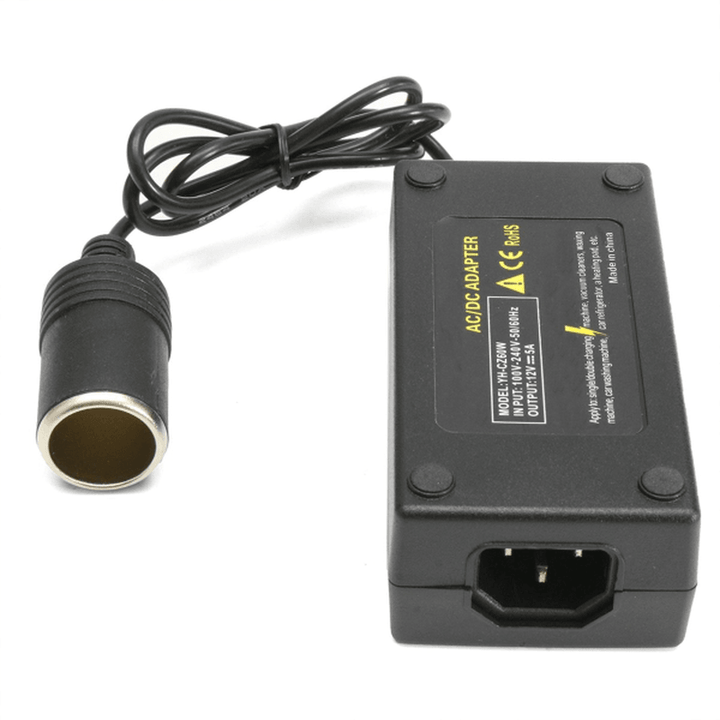 110-240V to DC 12V 5A Power Inverter Cigarette Lighter Adapter Converter Power - MRSLM