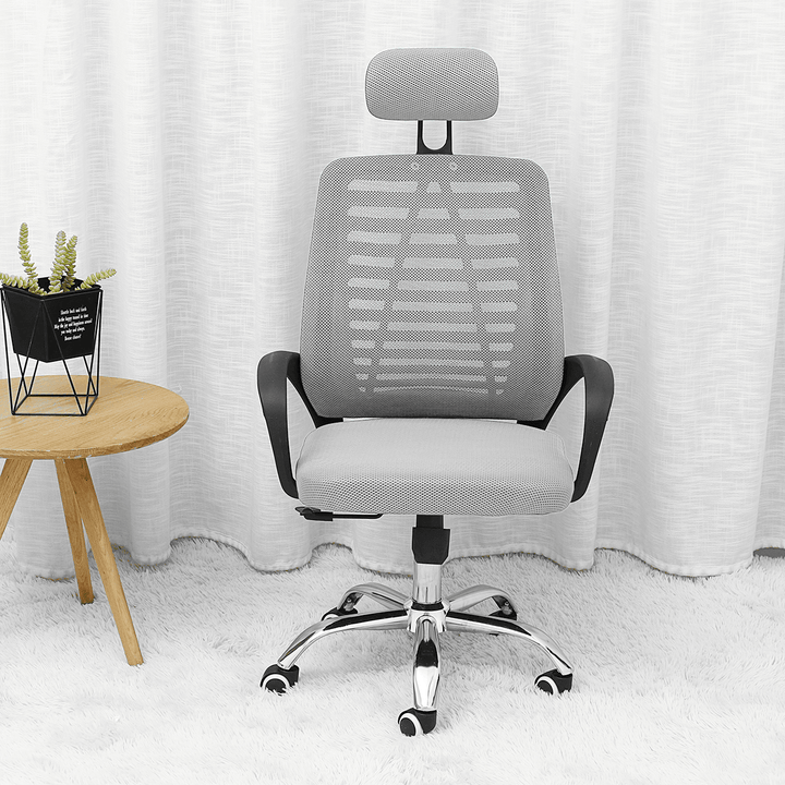 Ergonomic Office Chair with Rocking Funtion Sponge Cushion High-Back Comfortable Mesh for Home Office - MRSLM