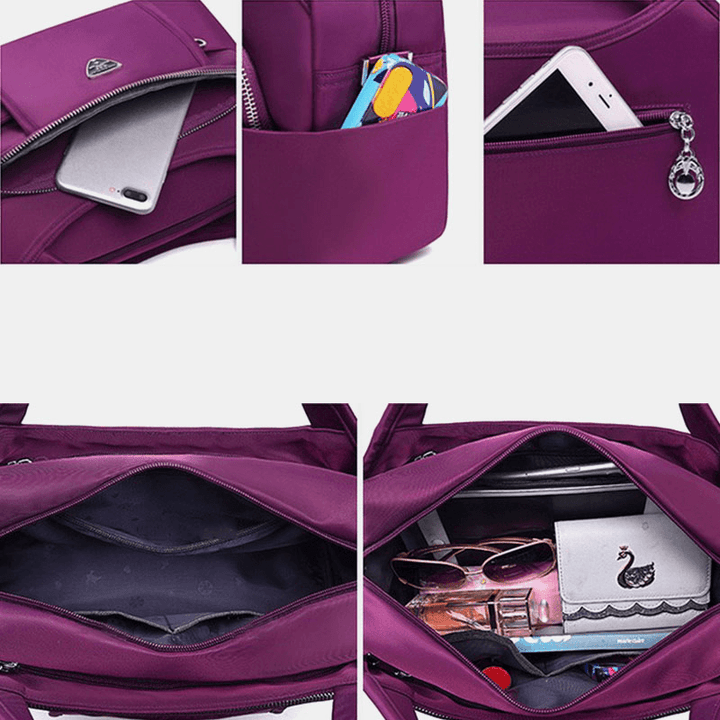 Women Waterproof Large Capacity Shoulder Bag Crossbody Bag Handbag - MRSLM