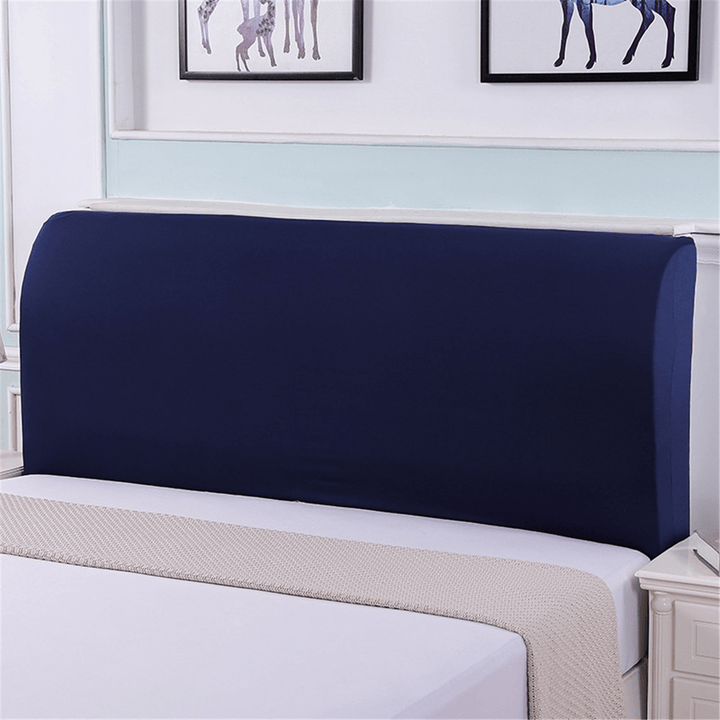 200CM Polyester Elastic Bed Headboard Cover Full Dustproof Protector Slipcover Bed Protection Dust Cover Bedspread - MRSLM