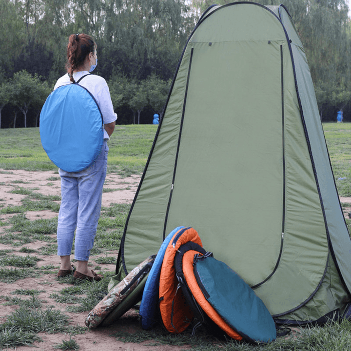 Single Automatic Tent Camping Anti-Uv Sunshade Beach Toilet Tent with Storage Bag - MRSLM