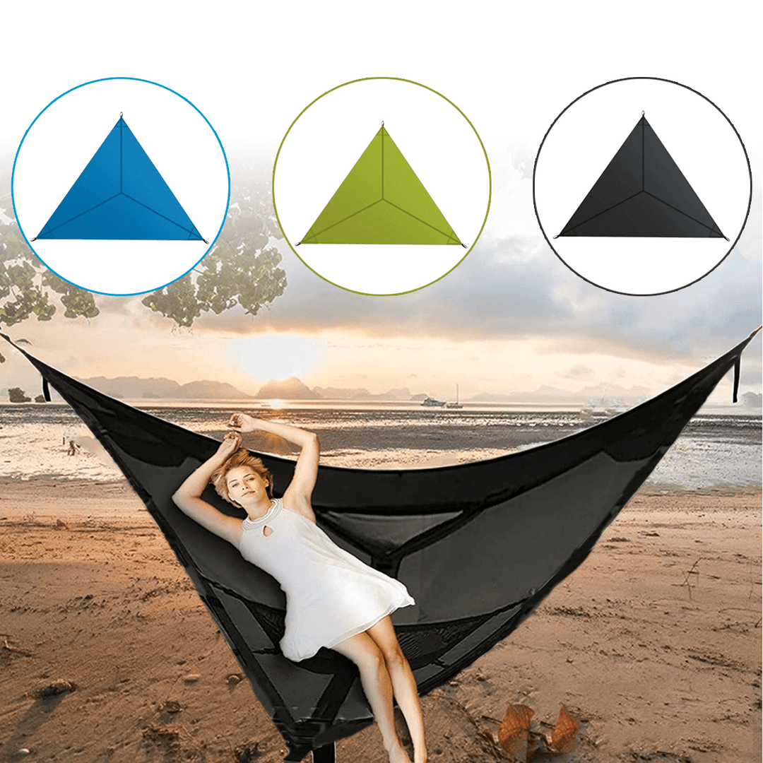 Multi-Functional Hammock 3 Point Design Portable Hammock Outdoor Camping Swings Hanging Chair - MRSLM