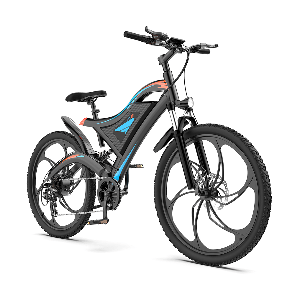 [USA DIRECT] AOSTIRMOTOR S05-1 500W 48V 15Ah 26 Inch Electric Bicycle 45Km/H Max Speed 35Km Power Mode Mileage 150Kg Max Load - MRSLM