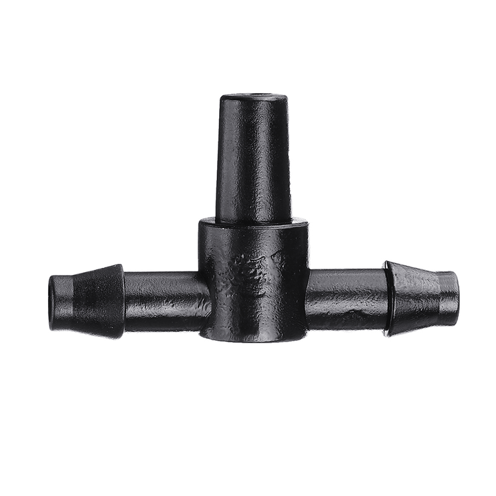 50Pcs Garden Hose Sprinkler Tee Connector Micro Drip Irrigation 4/7Mm Pipe Barbed Connector Watering System Pipe Barbed Connection Part - MRSLM