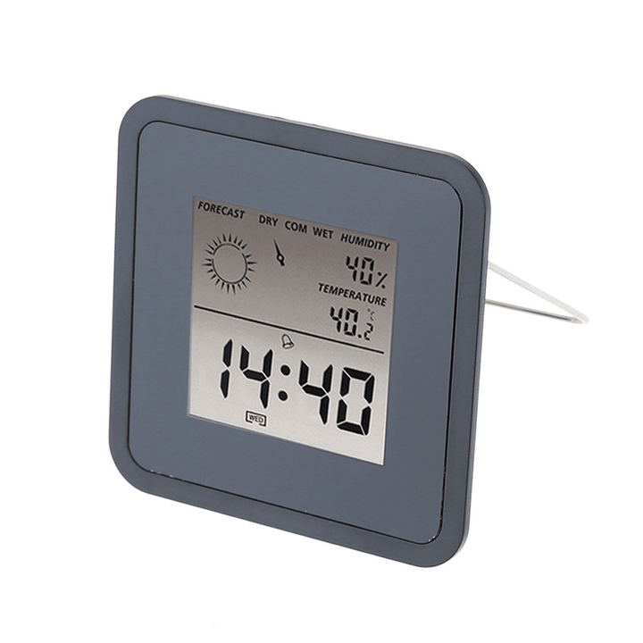 TS-S66 Digital Thermometer Hygrometer 0℃--60℃ Electronic Thermometer with Calendar and Alarm Clock Function - MRSLM