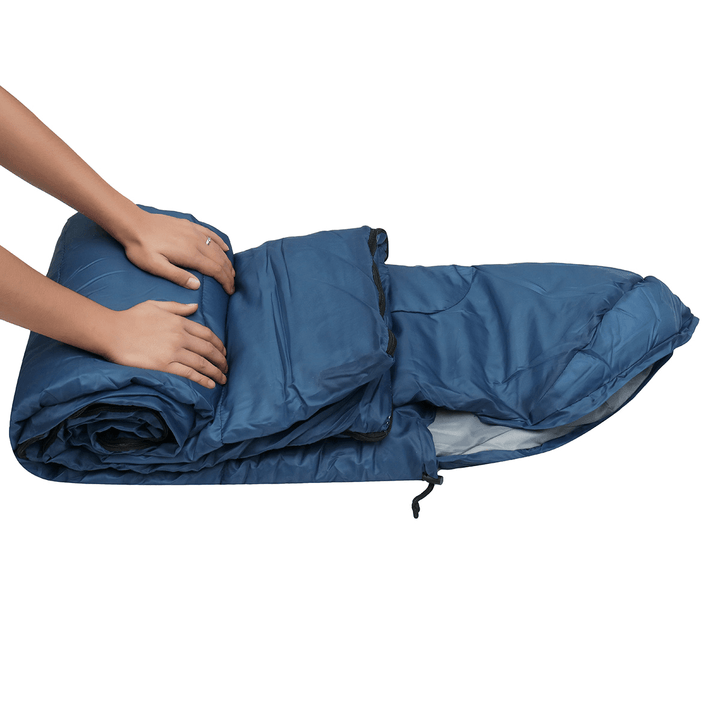 10X75Cm Waterproof Camping Envelope Sleeping Bag Outdoor Hiking Backpacking Sleeping Bag with Compression Sack Case - MRSLM