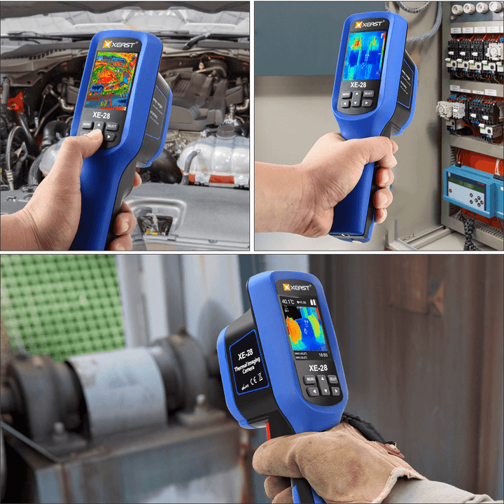 XEAST XE-27 XE-28 Ultra-Cool and Ultra-Clear Color 2.5-Inch LCD Display Thermal Imager 60*60 Resolution Infrared Thermometer - MRSLM