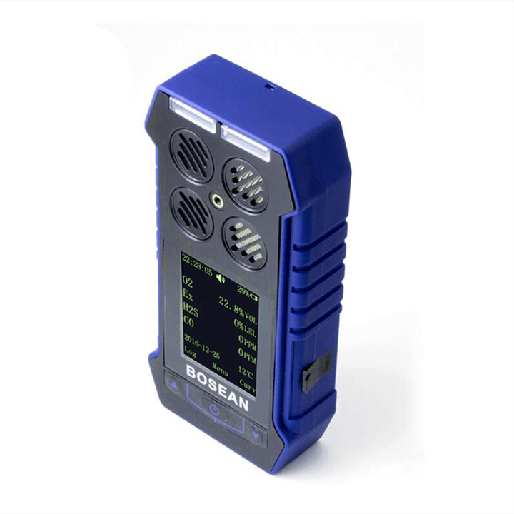 BH-4S 4 in 1 Combustible Gas Detector Oxygen O2 Carbon Monoxide Hydrogen Sulfide Toxic and Harmful Gas Concentration Detector Leak Detector - MRSLM