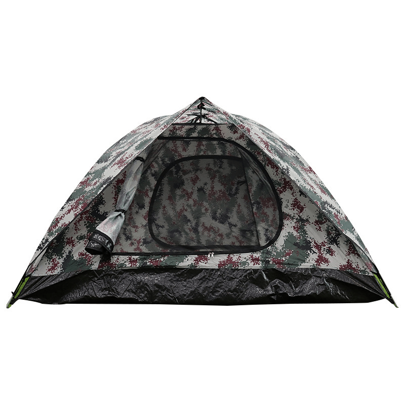 Ipree® Double Camouflage Tent 210D Oxford Cloth Waterproof and Rainproof Outdoor Camping Travel Tent - MRSLM