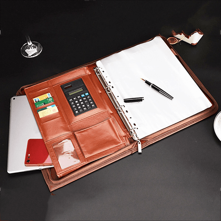 Multi-Function Folder Zipper Briefcase Portable File Holder - MRSLM