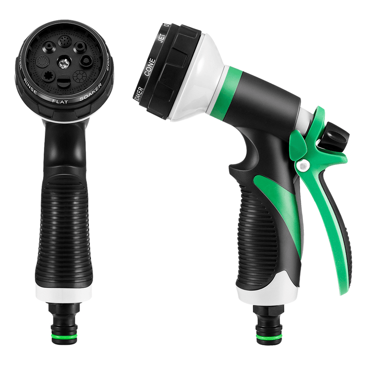 Garden Multifunction 8 Mode Water Spear Household Watering Nozzle Sprinkler Car Wash Spraying Spear - MRSLM