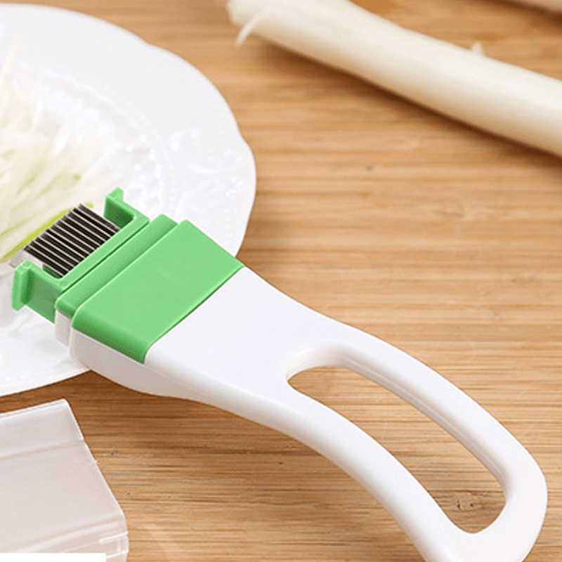 Creative Kitchen Chopping Tools Gadget Handle Size Onion Shredder Onion Flower Onion Shredded Onion Cutter - MRSLM