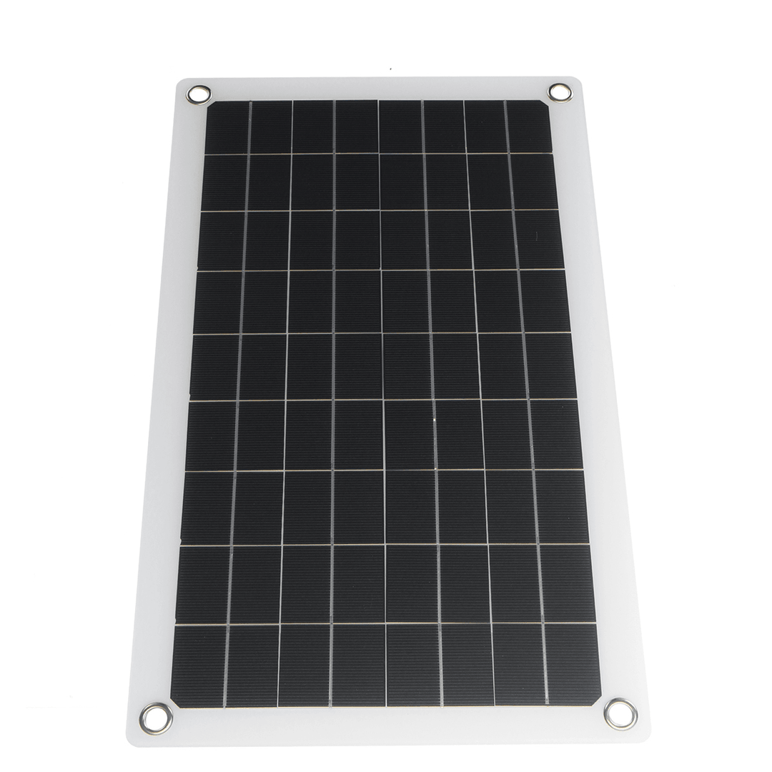 50W 18V Solar Panel Monocrystalline Silicon Battery Charger Kit for Car & Small Household Appliances - MRSLM