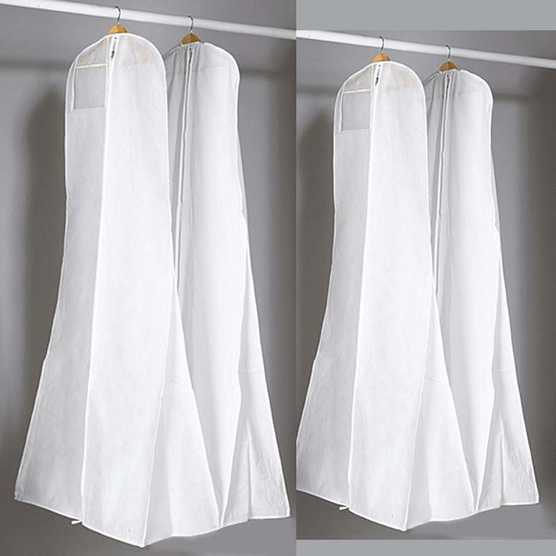 Garment Dress Cover Long Bridal Wedding Dresses Storage Bag Clothes Storage Bag - MRSLM