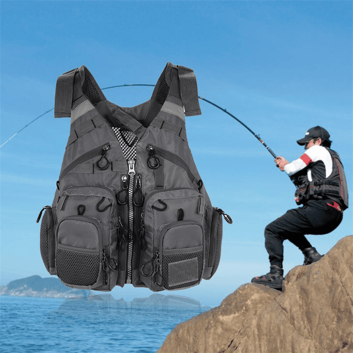 Men Fishing Reflective Multifunctional Tactical Sea Fishing Life Bag Chest Bag Bag Fishing Bag - MRSLM