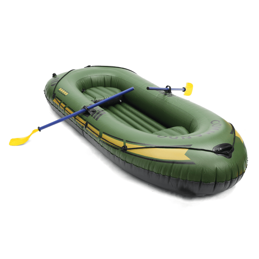 2 3 Persons PVC Inflatable Boat Rubber Dinghy for Kayaking Canoeing Rafting Fishing - MRSLM