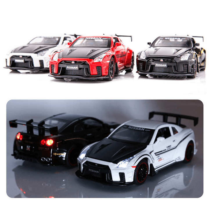 Alloy Toy Four-Open Sound and Light Car Model Ornament Male - MRSLM