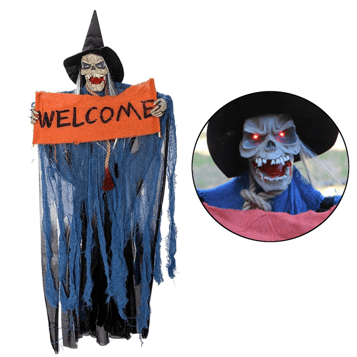 Halloween Party Event Ghost Hanging Prop Decorations Scary Haunted House Bar Part - MRSLM