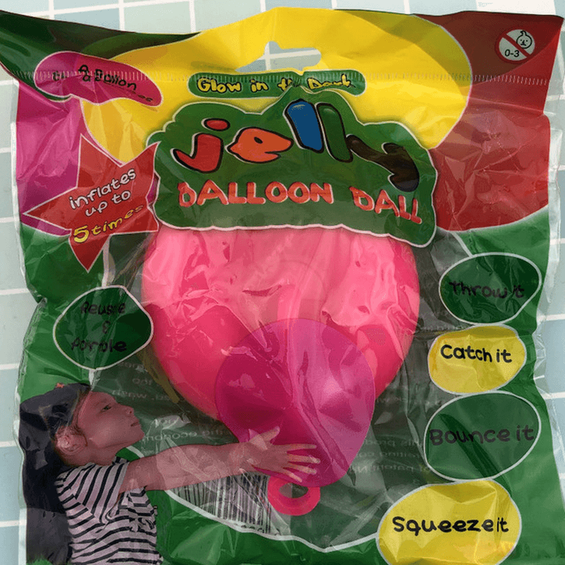 Children Outdoor Soft Air Filled Bubble Ball Soft TPR Rubber Balloon Fun Party Game Toy for Kids Birthday Party Favors - MRSLM